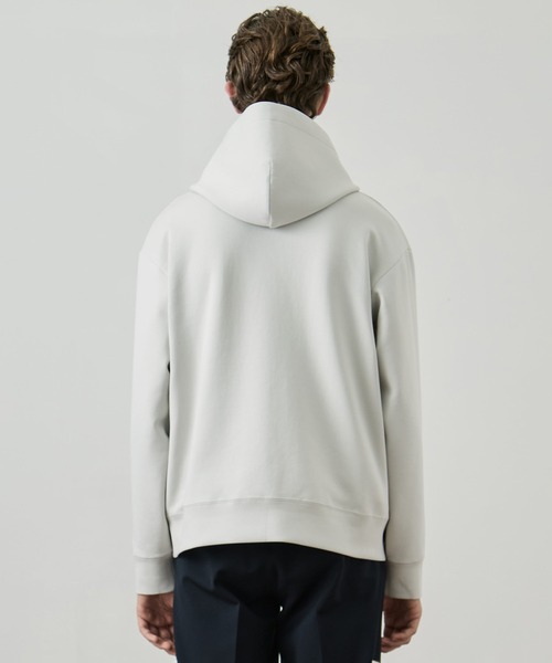 UNITED TOKYO（ユナイテッドトウキョウ）の「COMPACT AIR ダンボールZIPパーカー　大人気/ユニセックス着用可能/洗える/防シワ/速乾/軽量/冬服/スウェット/インナー/保温（パーカー・メンズ・ブラック/ダークグレー/ライトグレー・1/2）」の17枚目の写真