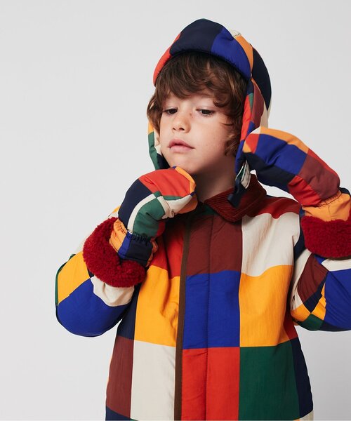 BOBO CHOSES（ボボショーズ）の「Multicolor Tiles chapka【キッズ】（キャップ・キッズ・その他11・52/54）」の2枚目の写真