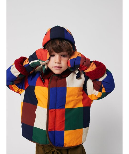BOBO CHOSES（ボボショーズ）の「Multicolor Tiles chapka【キッズ】（キャップ・キッズ・その他11・52/54）」の3枚目の写真
