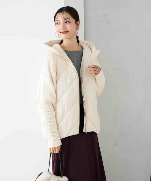 セール】キルトニットドッキングジャケット（その他アウター）｜a.v.v