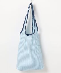 FOUND GOOD（ファウンドグッド）の「ストライプトラベルバッグ（エコバッグ/サブバッグ）」