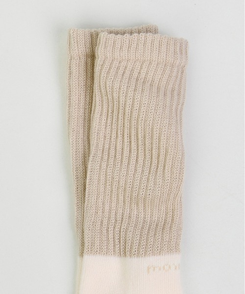 moimoln（モイモルン）の「ルーズウォーマーロングソックス・靴下（ソックス/靴下・キッズ・ベージュ/ライトピンク・10cm/14.0cm/16.0cm/12.0cm）」の4枚目の写真