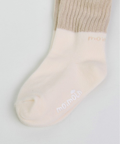 moimoln（モイモルン）の「ルーズウォーマーロングソックス・靴下（ソックス/靴下・キッズ・ベージュ/ライトピンク・10cm/14.0cm/16.0cm/12.0cm）」の5枚目の写真