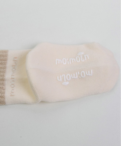 moimoln（モイモルン）の「ルーズウォーマーロングソックス・靴下（ソックス/靴下・キッズ・ベージュ/ライトピンク・10cm/14.0cm/16.0cm/12.0cm）」の6枚目の写真