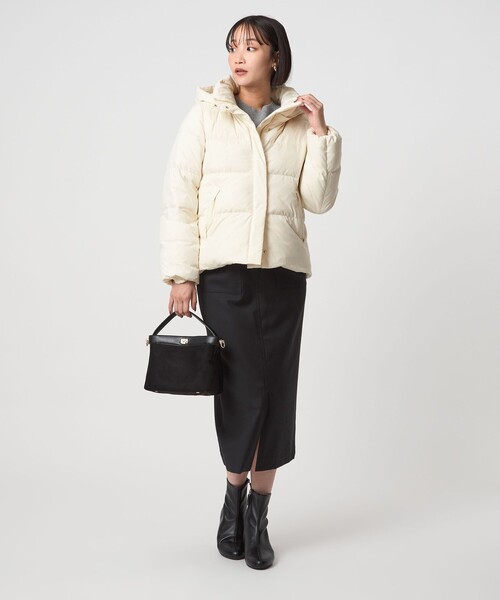 セール】フード ショート ダウン（ダウンジャケット/コート）｜green