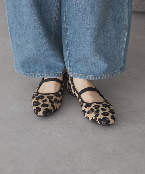 AMERICAN HOLIC（アメリカンホリック）の「ニットメリージェーンパンプス（パンプス・レディース・ベージュ/レオパード/ブラック・L/S/XL/M）」の3枚目の写真