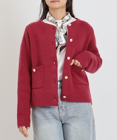 新品 6(ROKU) アルパカウールナイロン カーディガン BEAUTY&YOUTH UNITED ARROWS｜<6(ROKU)>アルパカウールナイロン