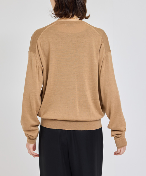 ビッチ John Smedley ベージュ カーディガン セール】JOHN SMEDLEY別注 CD（ジョンスメドレー/天竺ニット