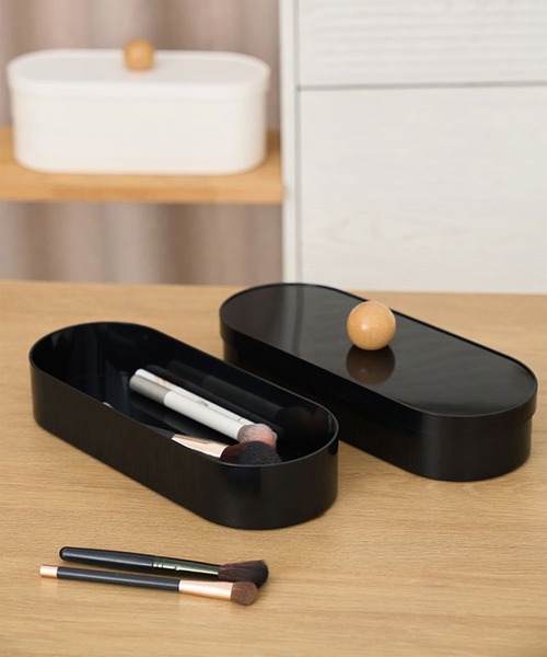 セール】卓上収納オーバルボックス（収納グッズ）｜aimoha（アイモハ