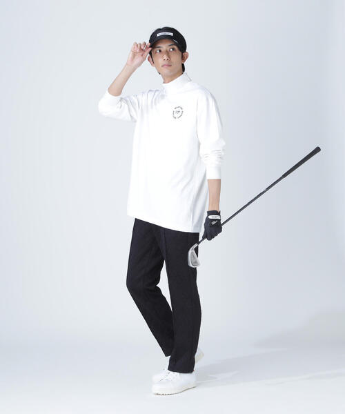 MASTER BUNNY EDITION(マスターバニーエディション)の「【上田桃子プロコラボカラーあり】Shine Ry/Nyストレッチポンチ長袖ハイネックカットソー(Tシャツ/カットソー・メンズ・グレー系その他2/ホワイト・MEDIUM/LARGE)」の8枚目の写真