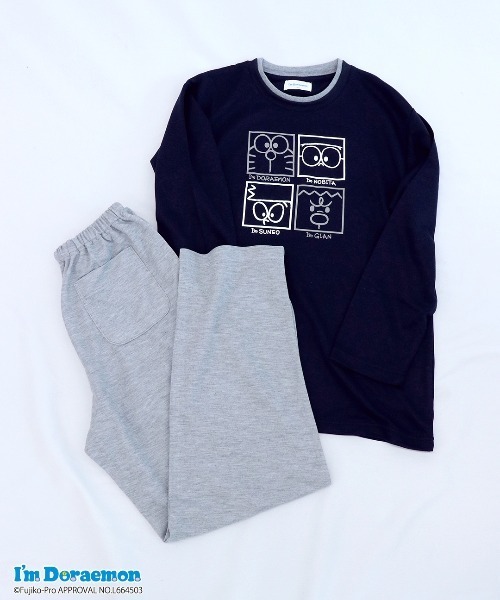 RUGGEDWORKS（ラゲッドワークス）の「【完売】《I'm Doraemon》アイム ドラえもん ルームウェア 2着セット 袋付き（ルームウェア/パジャマ・メンズ・グレー/ネイビー・M/L）」の17枚目の写真