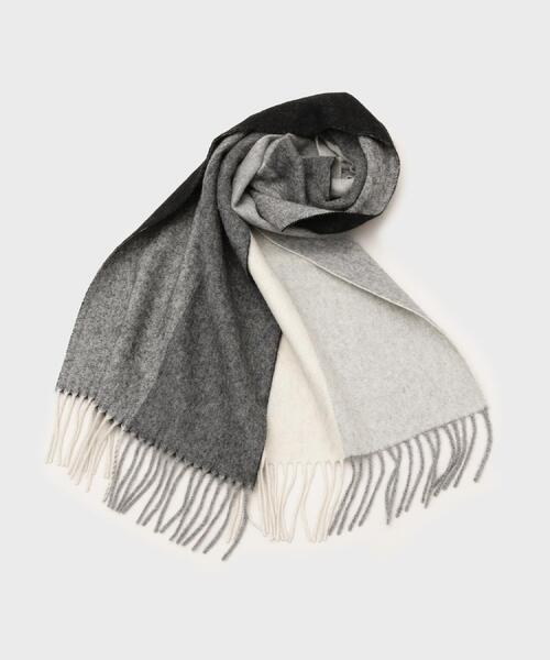 tk.TAKEO KIKUCHI（ティーケータケオキクチ）の「【カシミヤ100％】ピュアカシミヤセパレートマフラー（マフラー・メンズ・アイボリー系4/ブルー系その他6/ワイン系1/ブルーグリーン/ブラック系4・00）」の18枚目の写真