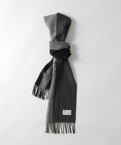 tk.TAKEO KIKUCHI（ティーケータケオキクチ）の「【カシミヤ100％】ピュアカシミヤセパレートマフラー（マフラー・メンズ・アイボリー系4/ブルー系その他6/ワイン系1/ブルーグリーン/ブラック系4・00）」の21枚目の写真