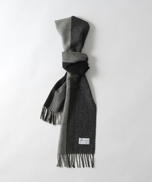 tk.TAKEO KIKUCHI（ティーケータケオキクチ）の「【カシミヤ100％】ピュアカシミヤセパレートマフラー（マフラー・メンズ・アイボリー系4/ブルー系その他6/ワイン系1/ブルーグリーン/ブラック系4・00）」の15枚目の写真