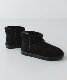 TEMPERATE　MURPHY ムートン風レインブーツ