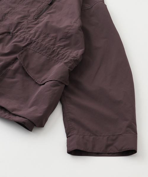 cabaret poval(キャバレーポバール)の「cabaret poval / キャバレーポバール NYLON COMBAT JACKET(ミリタリージャケット・メンズ・ブラック/ブラウン・MEDIUM/LARGE)」の4枚目の写真