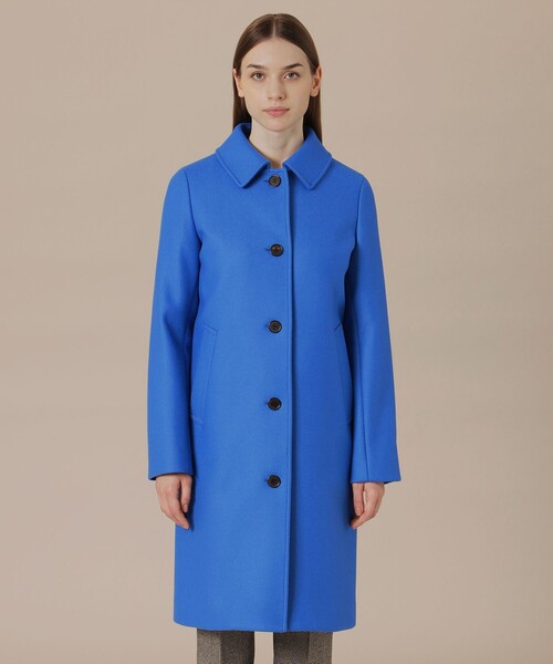 マッキントッシュ　コート　ブルー　撥水　収納袋付き Precious12月号】【BANTON/バントン】ウールダブルクロスメルトン