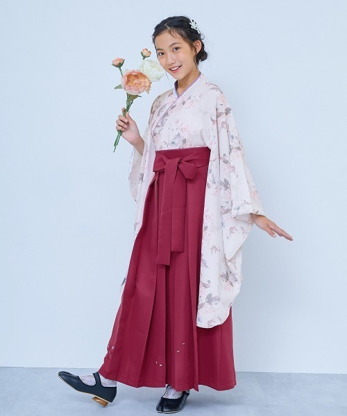 最終処分SALE☆新品☆卒業式☆袴☆５点セット☆サイズ変更可 KYOETSU（京越） 【自宅で8分！簡単着付け 動画あり】 豪華安心5点フル