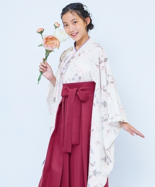 １点限定☆新品☆卒業式☆袴☆５点セット☆サイズ変更可 KYOETSU（京越） 【自宅で8分！簡単着付け 動画あり】 豪華安心5点フル