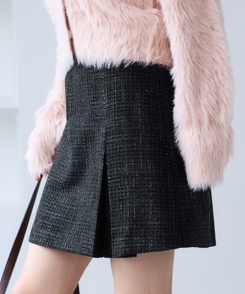 VIS（ビス）の「ロービングチェックミニスカート（スカート・レディース・ブラック系その他/オフホワイト・FREE）」の5枚目の写真