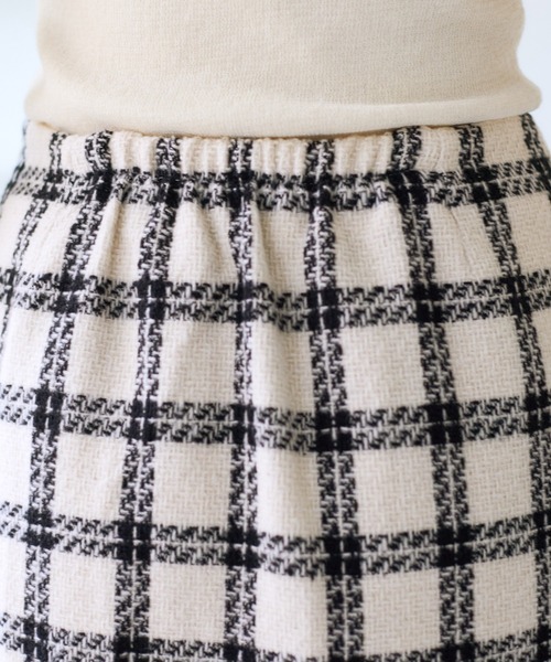 VIS（ビス）の「ロービングチェックミニスカート（スカート・レディース・ブラック系その他/オフホワイト・FREE）」の21枚目の写真