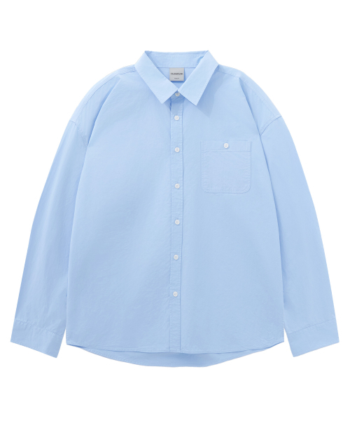 F.ILLUMINATE(フィルミネイト)の「コットンポケットシャツ-ブルー(シャツ/ブラウス・メンズ・その他・SMALL/MEDIUM/LARGE)」の1枚目の写真