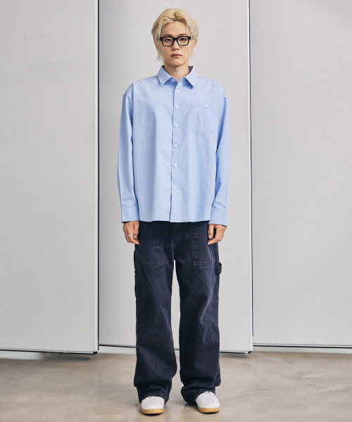 F.ILLUMINATE(フィルミネイト)の「コットンポケットシャツ-ブルー(シャツ/ブラウス・メンズ・その他・SMALL/MEDIUM/LARGE)」の3枚目の写真