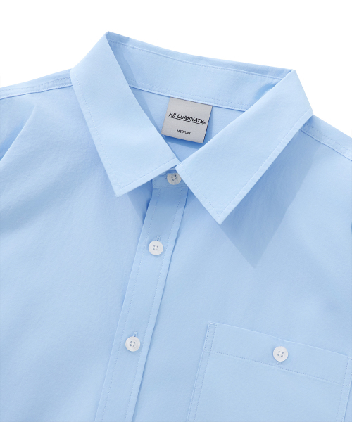 F.ILLUMINATE(フィルミネイト)の「コットンポケットシャツ-ブルー(シャツ/ブラウス・メンズ・その他・SMALL/MEDIUM/LARGE)」の8枚目の写真