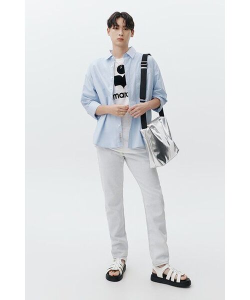 F.ILLUMINATE(フィルミネイト)の「コットンポケットシャツ-ブルー(シャツ/ブラウス・メンズ・その他・SMALL/MEDIUM/LARGE)」の14枚目の写真