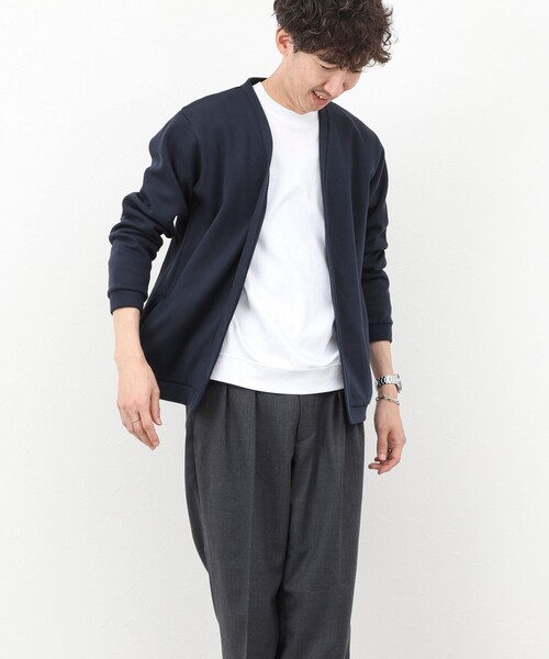 NOLLEY’S（ノーリーズ）の「【ACTIVE SECT】《限定展開》接結ボタンレスカーディガン 25AW（カーディガン/ボレロ・メンズ・ブラック/ネイビー/キャメル・S/M/L/XL）」の6枚目の写真