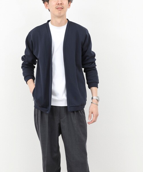 NOLLEY’S（ノーリーズ）の「【ACTIVE SECT】《限定展開》接結ボタンレスカーディガン 25AW（カーディガン/ボレロ・メンズ・ブラック/ネイビー/キャメル・S/M/L/XL）」の7枚目の写真