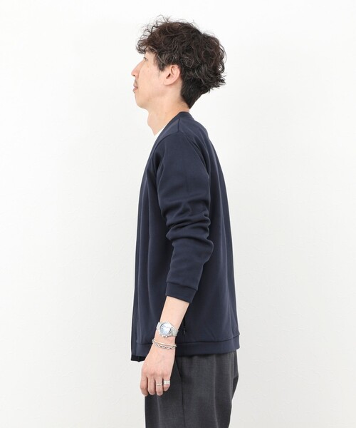 NOLLEY’S（ノーリーズ）の「【ACTIVE SECT】《限定展開》接結ボタンレスカーディガン 25AW（カーディガン/ボレロ・メンズ・ブラック/ネイビー/キャメル・S/M/L/XL）」の10枚目の写真