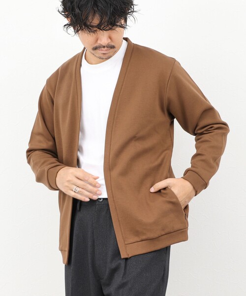 NOLLEY’S（ノーリーズ）の「【ACTIVE SECT】《限定展開》接結ボタンレスカーディガン 25AW（カーディガン/ボレロ・メンズ・ブラック/ネイビー/キャメル・S/M/L/XL）」の17枚目の写真