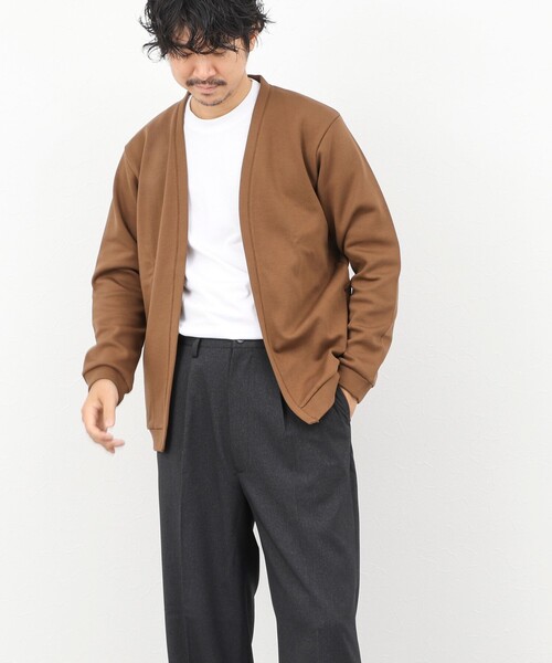 NOLLEY’S（ノーリーズ）の「【ACTIVE SECT】《限定展開》接結ボタンレスカーディガン 25AW（カーディガン/ボレロ・メンズ・ブラック/ネイビー/キャメル・S/M/L/XL）」の18枚目の写真