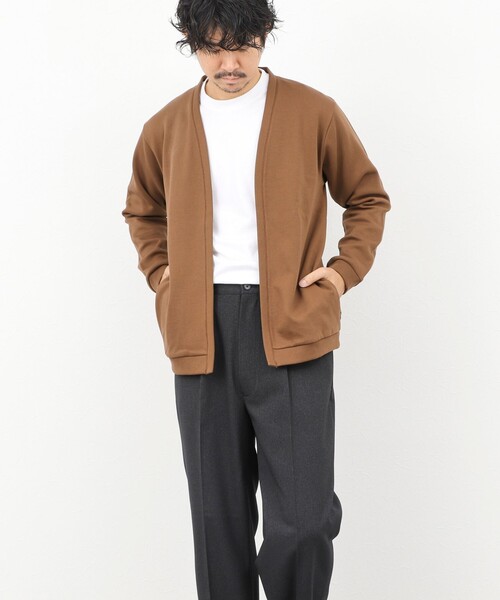 NOLLEY’S（ノーリーズ）の「【ACTIVE SECT】《限定展開》接結ボタンレスカーディガン 25AW（カーディガン/ボレロ・メンズ・ブラック/ネイビー/キャメル・S/M/L/XL）」の19枚目の写真