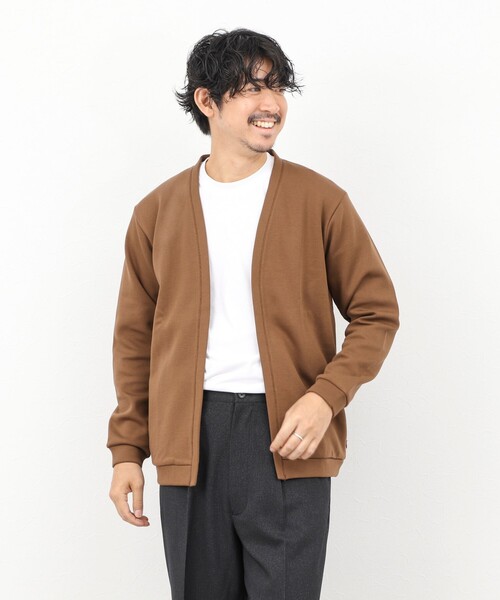 NOLLEY’S（ノーリーズ）の「【ACTIVE SECT】《限定展開》接結ボタンレスカーディガン 25AW（カーディガン/ボレロ・メンズ・ブラック/ネイビー/キャメル・S/M/L/XL）」の20枚目の写真