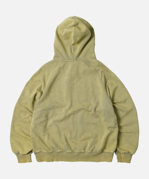 FRIZMWORKS（フリズムワークス）の「OG VINTAGE DYEING PULLOVER HOODY _ MUSTARD（パーカー・メンズ・その他・MEDIUM/LARGE/X-LARGE/SMALL）」の2枚目の写真