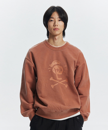 BLACK FLAG PIGMENT DYEING SWEATSHIRT _ BRICK