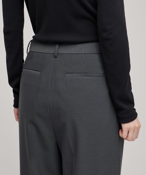 MUSINSA STANDARD WOMAN（ムシンサスタンダードウーマン）の「ウィメンズハイウエストワイドヒドンバンディングスラックス[グレー]（スラックス・レディース・その他・27/28/29/34/30/31/24/25/26/32）」の8枚目の写真