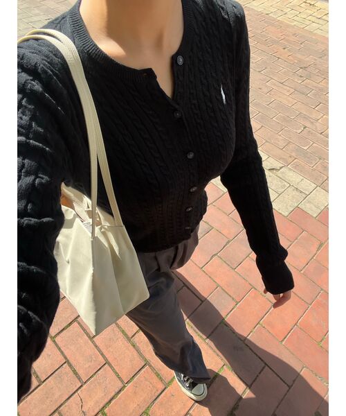 MUSINSA STANDARD WOMAN（ムシンサスタンダードウーマン）の「ウィメンズハイウエストワイドヒドンバンディングスラックス[グレー]（スラックス・レディース・その他・27/28/29/34/30/31/24/25/26/32）」の14枚目の写真