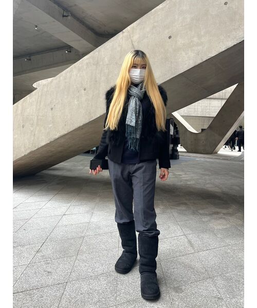 MUSINSA STANDARD WOMAN（ムシンサスタンダードウーマン）の「ウィメンズハイウエストワイドヒドンバンディングスラックス[グレー]（スラックス・レディース・その他・27/28/29/34/30/31/24/25/26/32）」の16枚目の写真