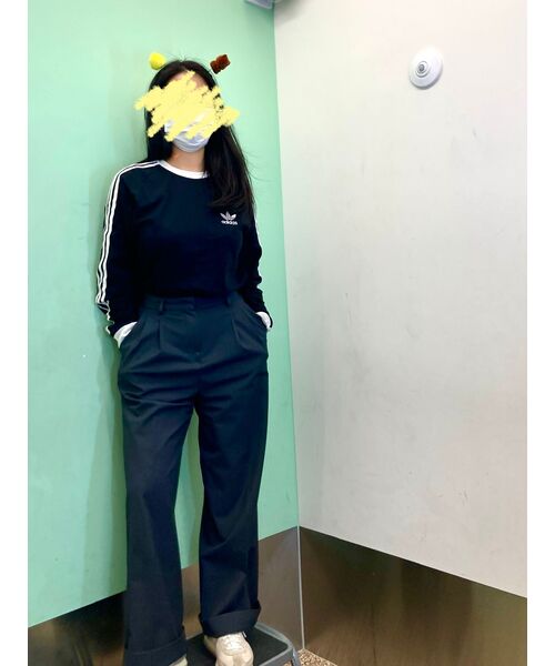 MUSINSA STANDARD WOMAN（ムシンサスタンダードウーマン）の「ウィメンズハイウエストワイドヒドンバンディングスラックス[グレー]（スラックス・レディース・その他・27/28/29/34/30/31/24/25/26/32）」の18枚目の写真