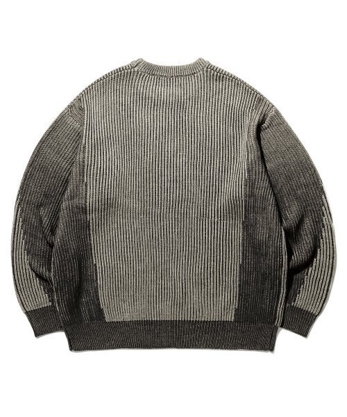 TRILLION(トリリオン)の「ウォッシャブルツートンクルーネックグラフィックニット(ベージュ)(ニット/セーター・レディース・その他・X-LARGE/MEDIUM/LARGE)」の5枚目の写真