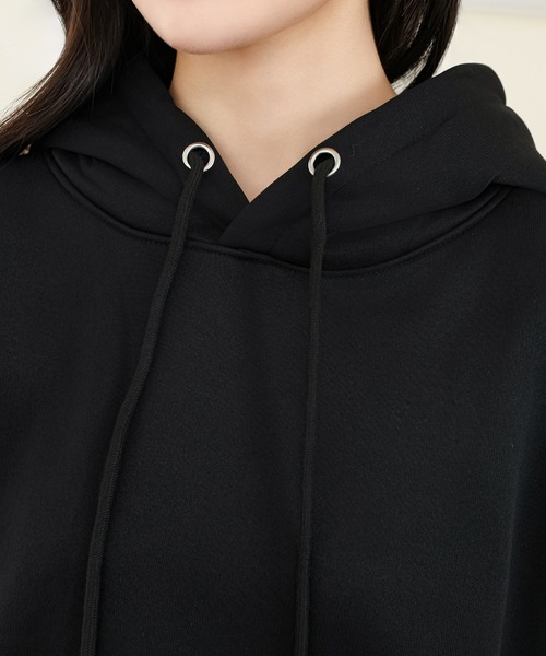 セール】裏起毛 フード付き 長袖 スウェット プルオーバー（パーカー