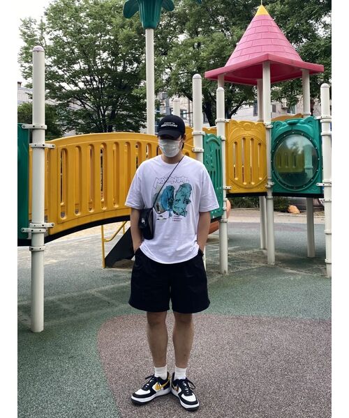 MOAA(モア)の「バミューダツーピンタックハーフパンツ(ブラック)(その他パンツ・メンズ・その他・MEDIUM/LARGE)」の2枚目の写真