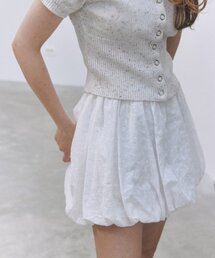 LETTER FROM MOON（レターフロムムーン）の「エリー レース バルーンパンプキンスカート（ホワイト）（スカート）」