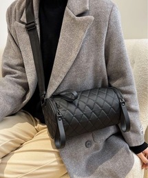 CANVAS+（キャンバスプラス）の「【CANVAS＋】キルティングミニバレルショルダーバッグ（ショルダーバッグ）」