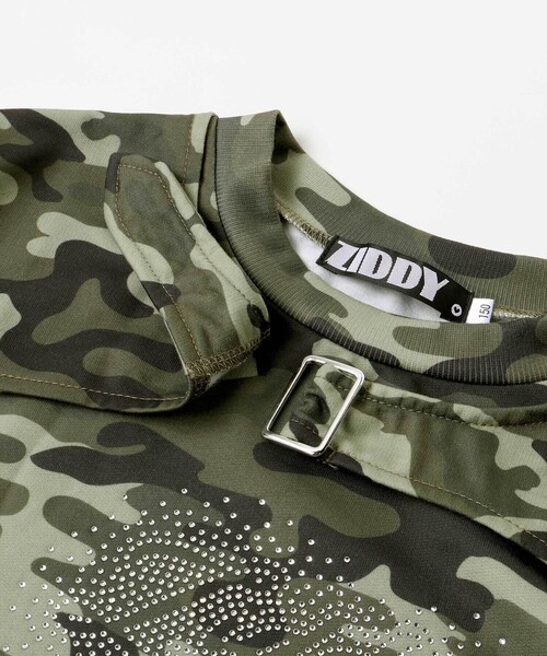 ZIDDY（ジディ）の「ラインストーン・トレーナー(130~160cm)（スウェット・キッズ・グリーン系その他/グレー・140cm/150cm/130cm/FREE）」の14枚目の写真