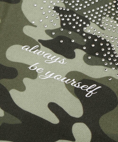 ZIDDY（ジディ）の「ラインストーン・トレーナー(130~160cm)（スウェット・キッズ・グリーン系その他/グレー・140cm/150cm/130cm/FREE）」の17枚目の写真