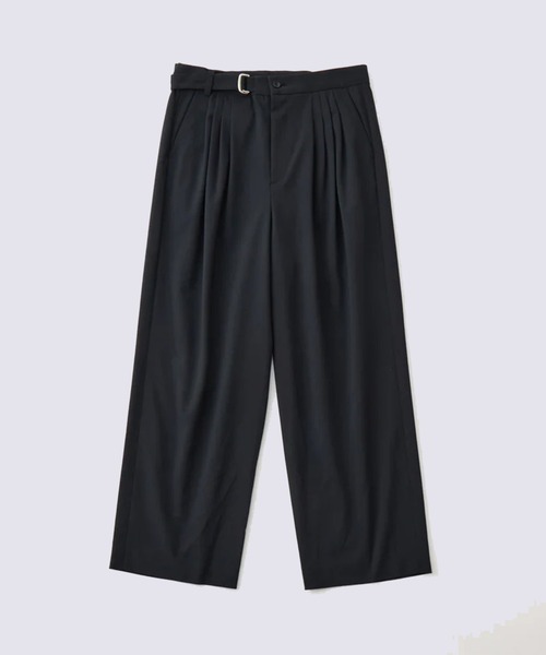 WHITE MOUNTAINEERING（ホワイトマウンテニアリング）の「【White Mountaineering/ホワイトマウンテニアリング】SOLOTEX 4 TUCK WIDE PANTS（その他パンツ・メンズ・チャコールグレー/ブラック・0/1/2/3）」の5枚目の写真